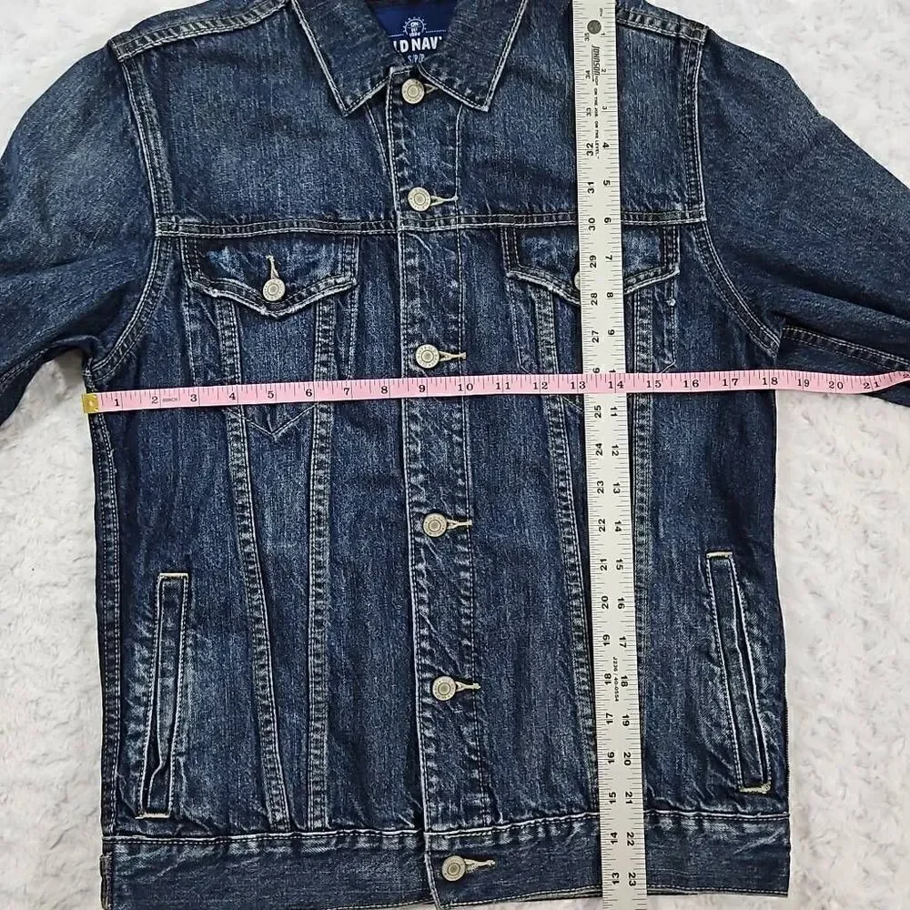 Denim Trucker Jean Jacket Old Navy Womens Size Small